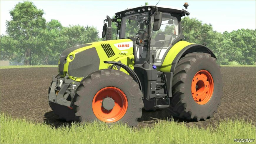 FS25 Claas Medium Mod: Axion 800 (Featured)