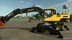 FS25 Volvo Excavator Mod: EW210D (Image #3)