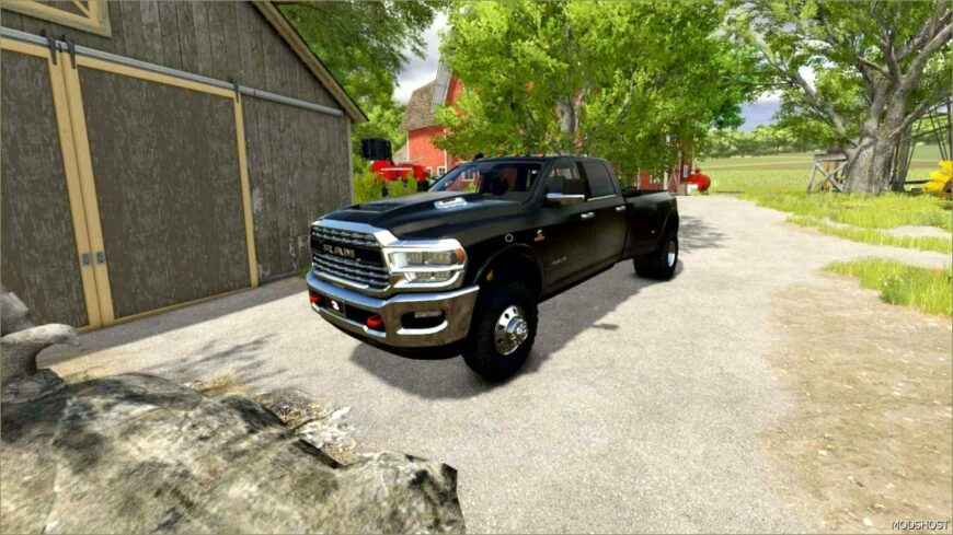 FS25 RAM Car Mod: 3500 Crew CAB V1.0.0.3 (Featured)