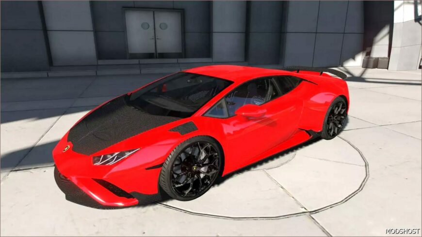 GTA 5 Lamborghini Vehicle Mod: 2021 Lamborghini Huracan RWD 1016 Industries (Featured)