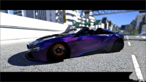 GTA 5 BMW Vehicle Mod: I8 Widebody with Tuning Parts (Image #2)