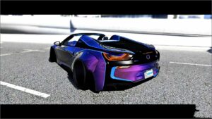 GTA 5 BMW Vehicle Mod: I8 Widebody with Tuning Parts (Image #3)