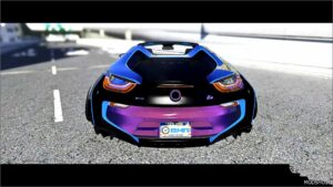 GTA 5 BMW Vehicle Mod: I8 Widebody with Tuning Parts (Image #4)