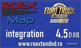 ETS2 Map Mod: Roex Greece DLC Integration File (Featured)