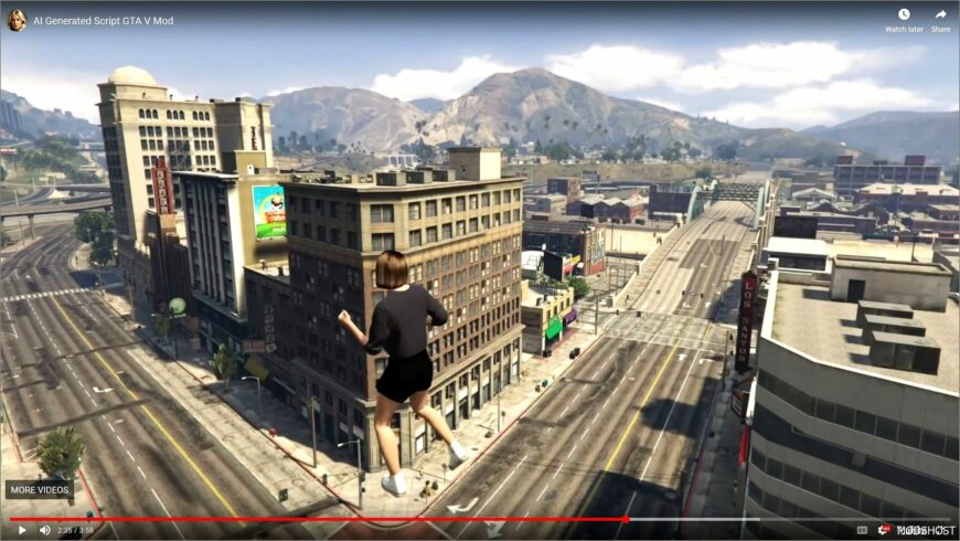 GTA 5 Script Mod: Levitate – Walk OR RUN on AIR (Featured)