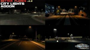 ATS Headlights Mod: Better Flares V4.5.2 (Featured)