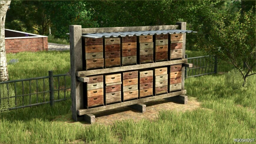 FS25 Placeable Mod: Bee Hives (Featured)